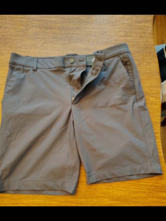 George Other - George Men's Charcoal Flat-Front Shorts